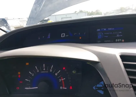 2012 Honda Civic Ex z USA, uszkodzony, nr VIN 2HGFG3B82CH537853